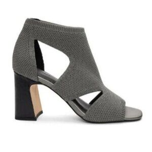 Sanctuary Sa-Radiant Womens Gray Open Toe Knit Heels Size 7 NEW